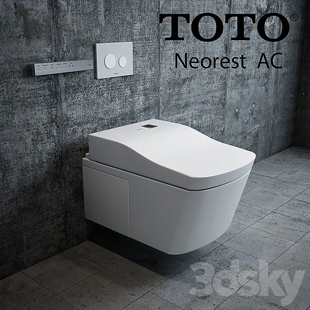 Toilet bowl TOTO Neorest AC 3DModel