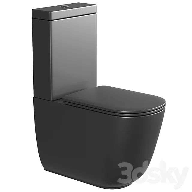 Toilet compact Kerasan Tribeca 3D Model