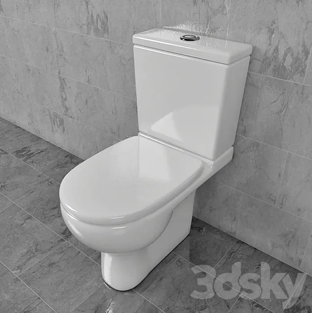 toilet Globus the company Della 3D Model