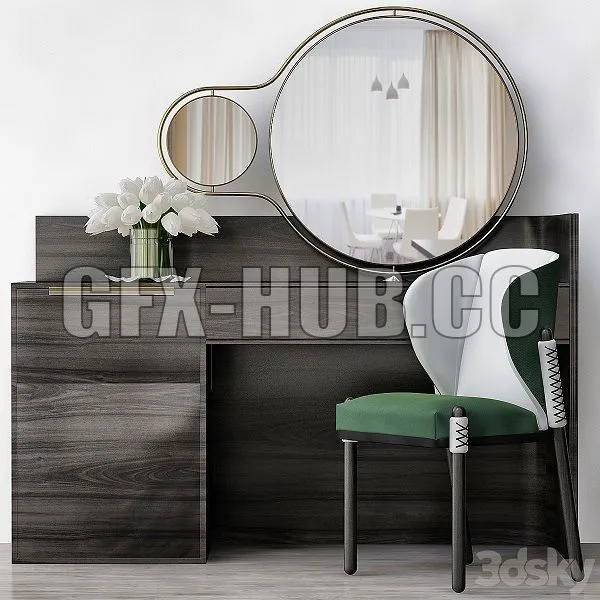 Toilet Table Furniture Consoles 3D Model