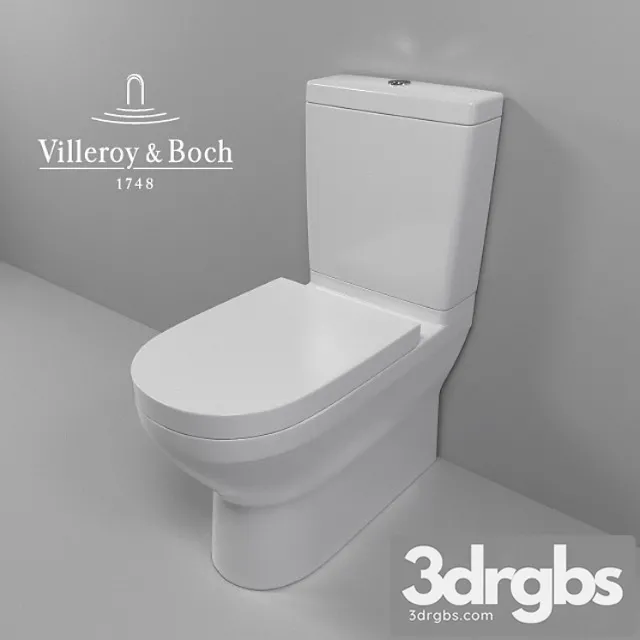 Toilet Villeroy 3D Model Free
