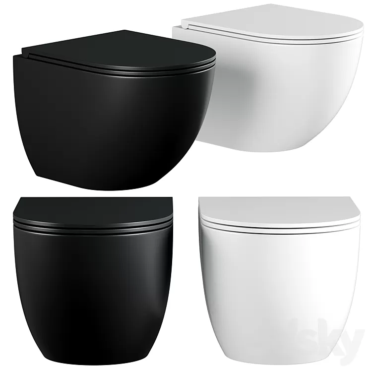 Toilet WeltWasser Merzbach 004 GL-WT 10000003661 3D Model Free