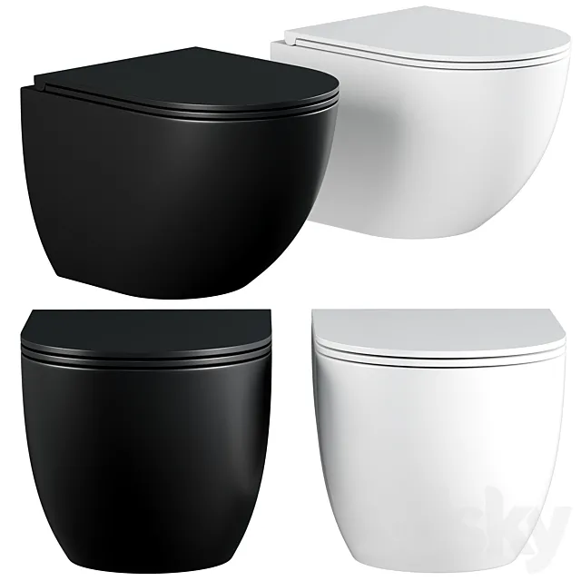 Toilet WeltWasser Merzbach 004 GL-WT 10000003661 3DModel