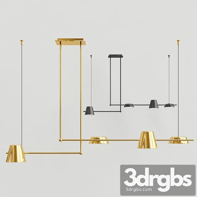 Toivola Chandelier 3D Model Free