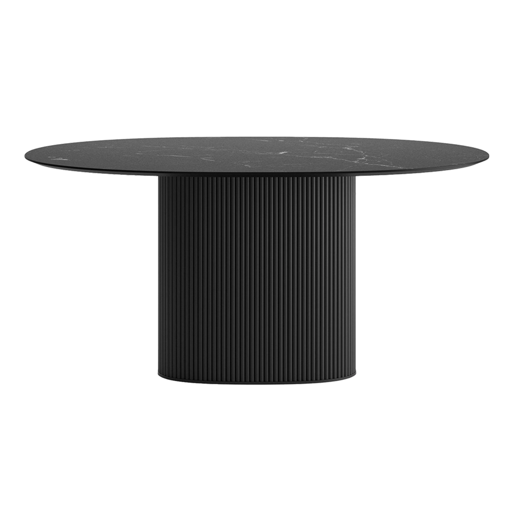 Tok - Table Velvet oval 3D Model