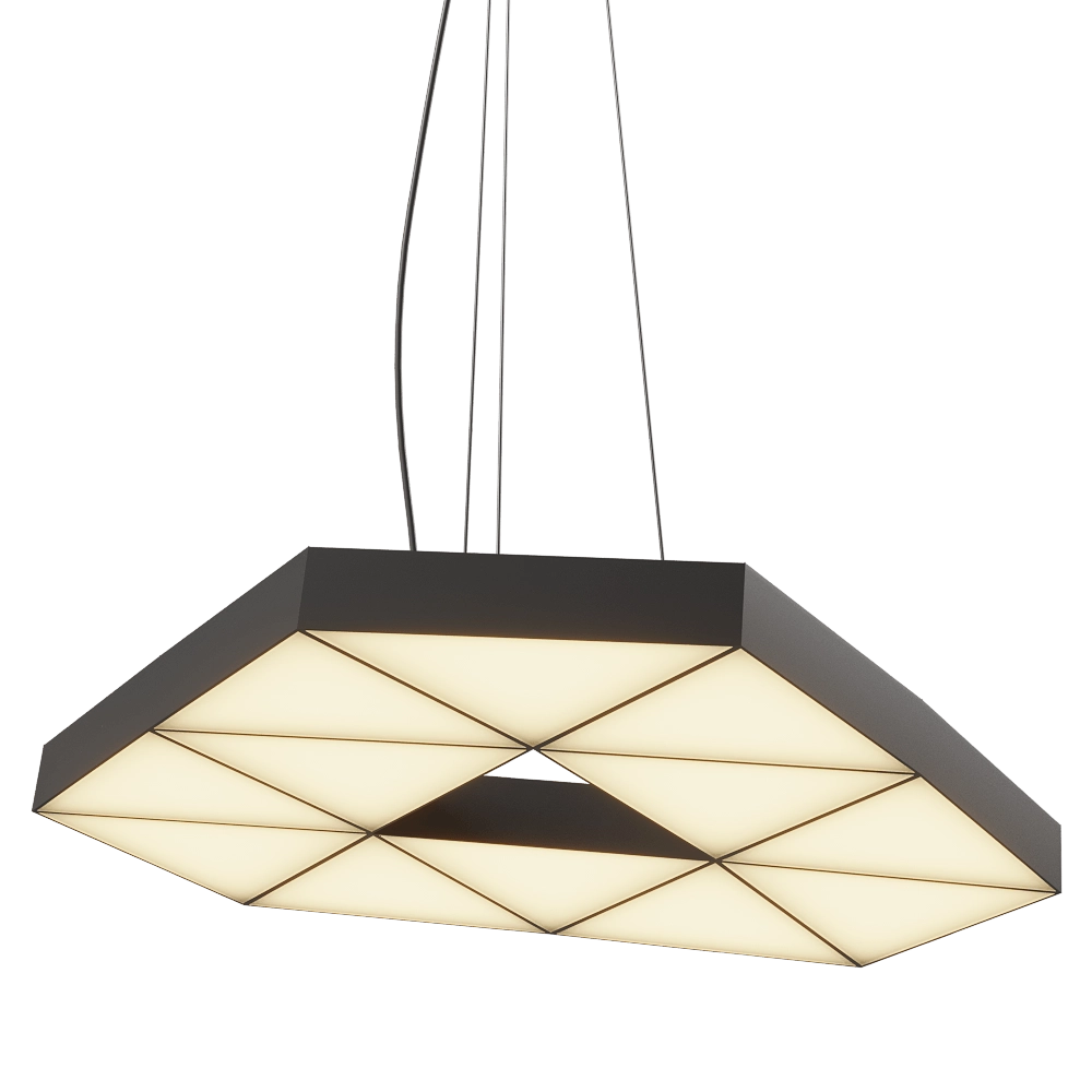 Tokio. - Pendant lamp Tri light 12 3D Model