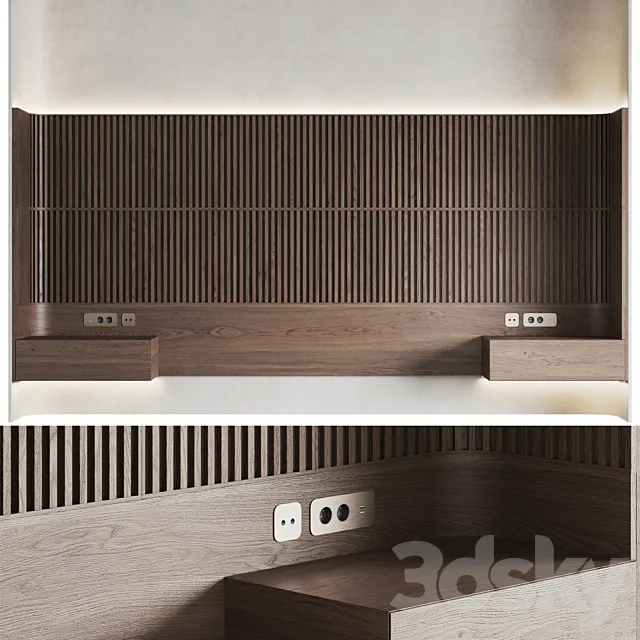 Tokipan headboard 3D Model