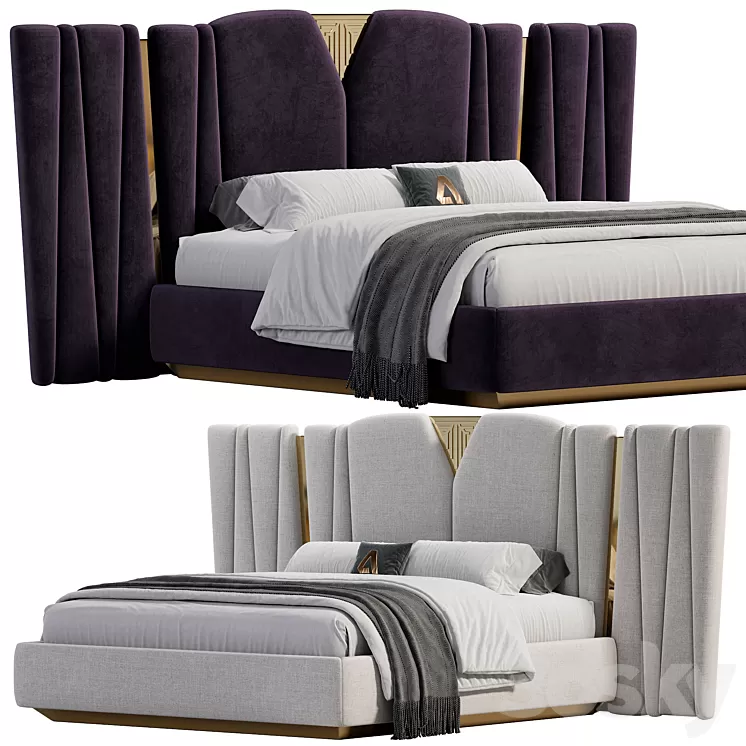 Tokyo Karyola bed by Area Mobilya 3D Model Free