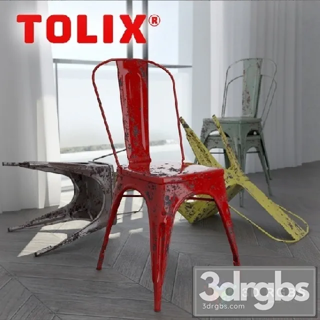 Tolix A Chair 3D Model Free