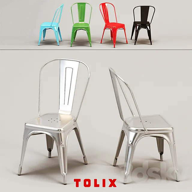 Tolix chair A 3DModel