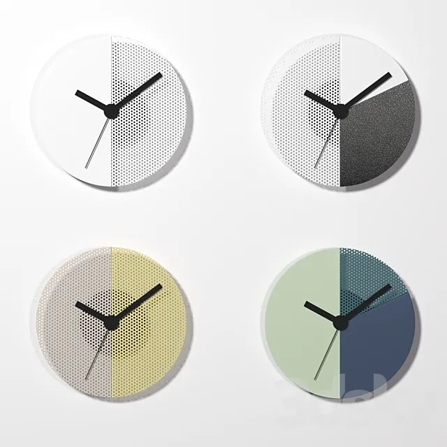 Tolix wall clock 3DModel