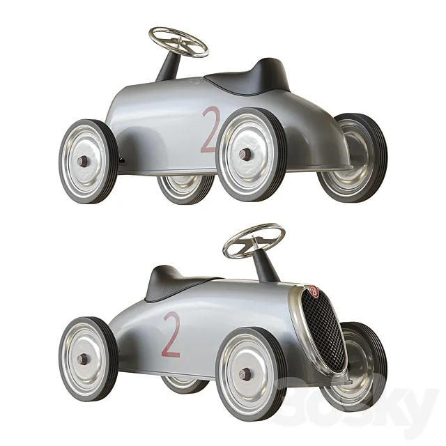 Tolokar Baghera Rider Silver 3D Model