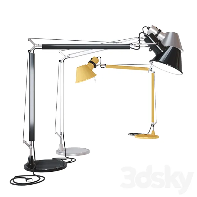 Tolomeo Micro Table 3D Model