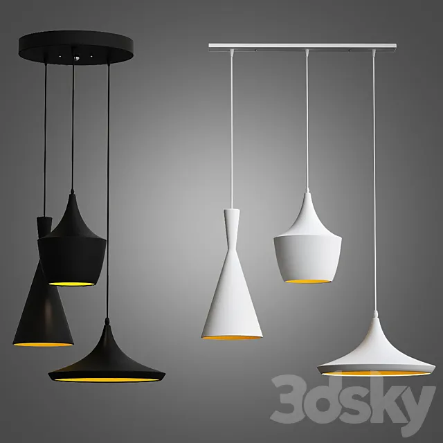 Tom Dixon Beat Light Tall 3D Model