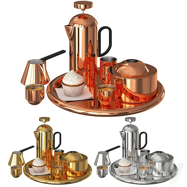 Tom Dixon Brew Cafetiere 3D Model