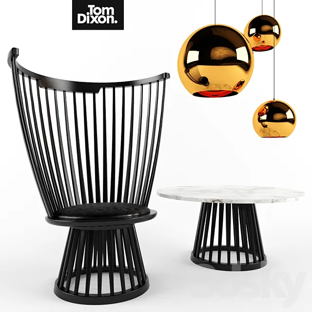 Tom Dixon collection 3D Model