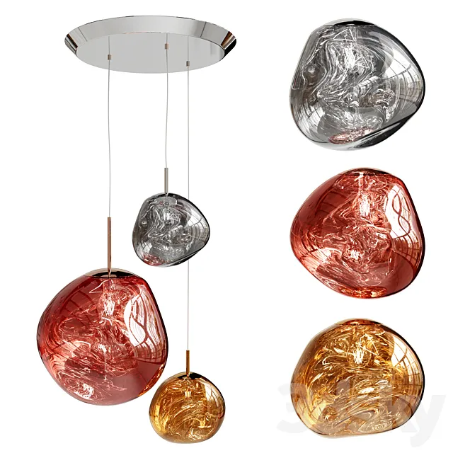 Tom Dixon Melt pendant lamp 3D Model