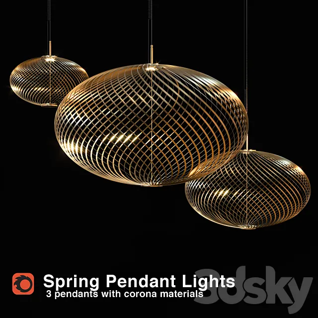 Tom Dixon Spring Pendants Free Download