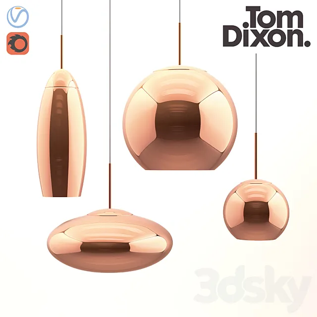 Tom Dixon Tall Lamp 3DModel