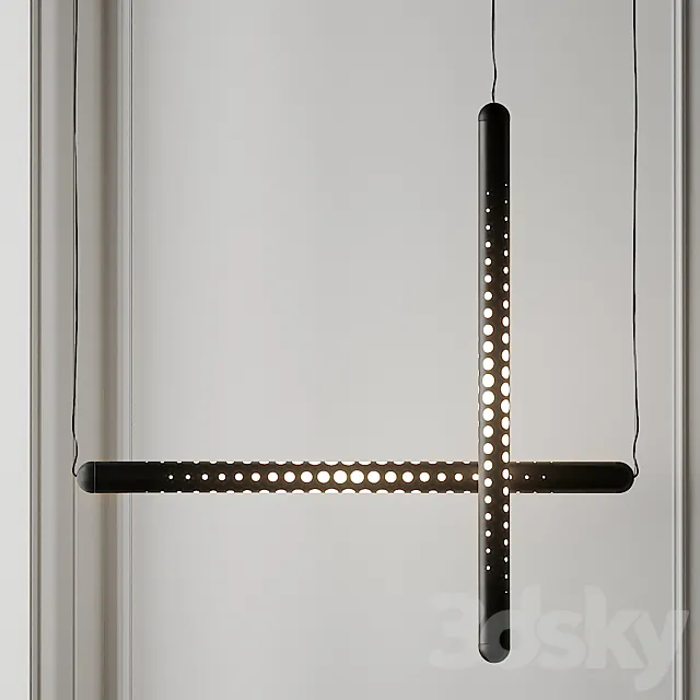 Tom Dixon Tube TD TP01BLKEU Black 3DModel