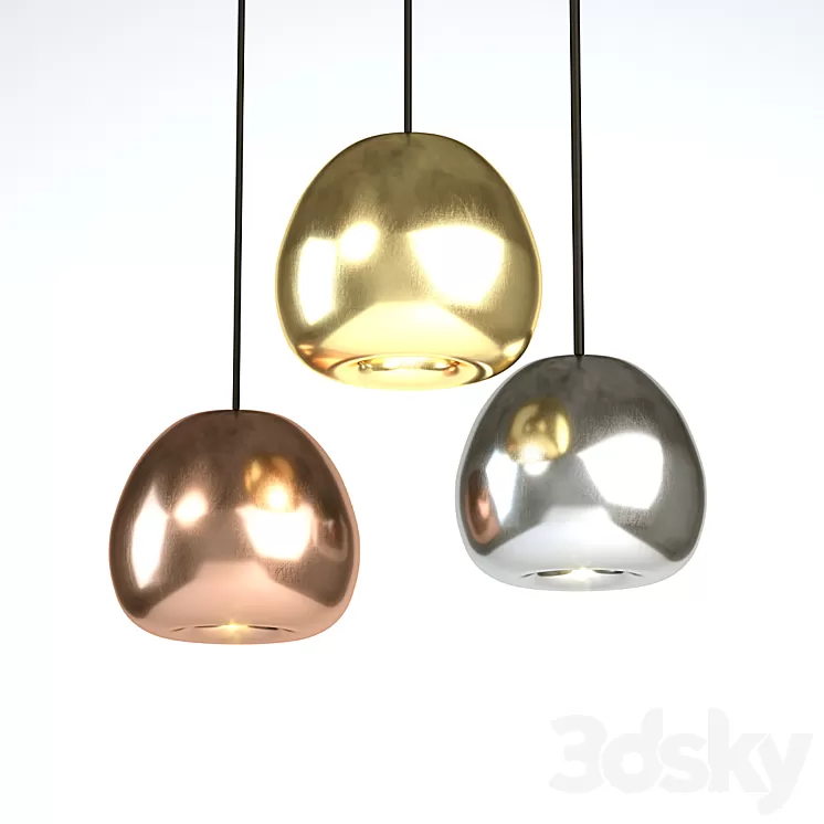 Tom Dixon Void Mini Copper Pendant 3D Model
