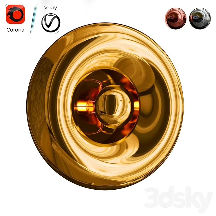 Tom Dixon Void Surface Wall 3D Model Free