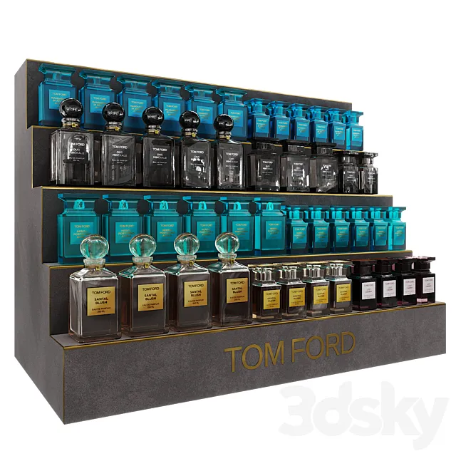 Tom ford parfum set 3 3D Model
