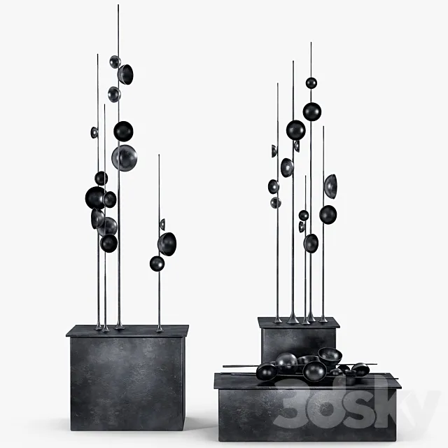 Tom Palmer - Black boxes 3D Model