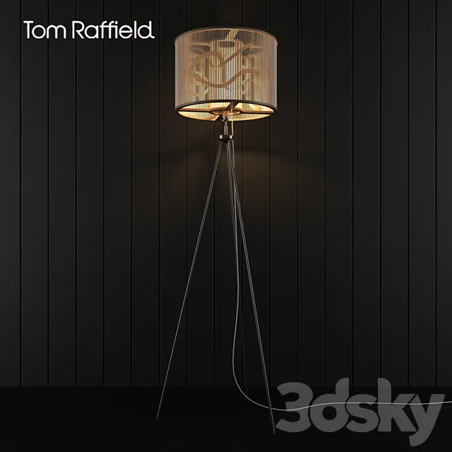 Tom Raffield - Cage Floor Light 3DModel