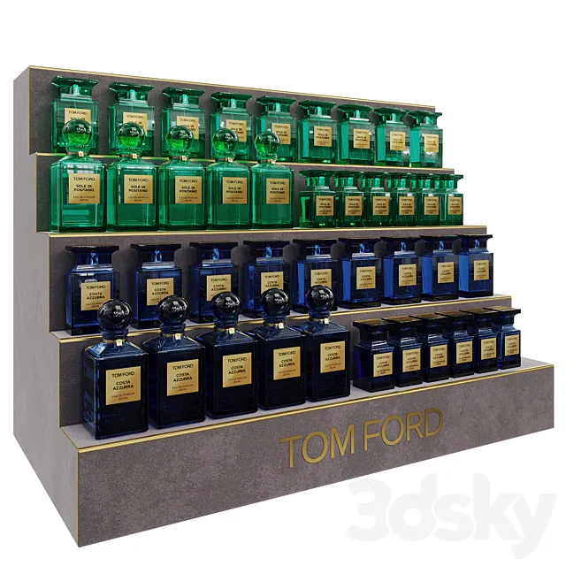 Tom_ford parfum set 1 3D Model