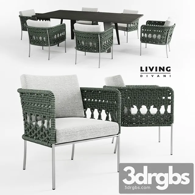 Tombolo By Living Divani 1 3D Model Free