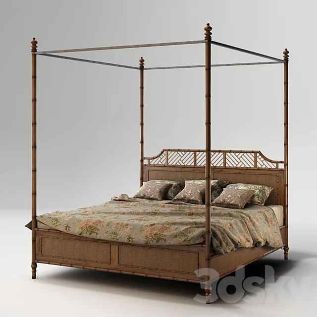 Tommy bahama island estate west indies bed bed 3DModel