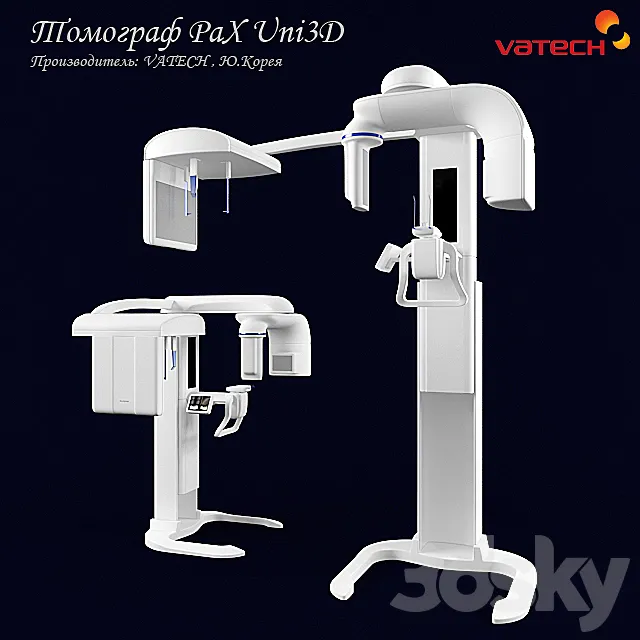 Tomograph PaX Uni3D 3D Model