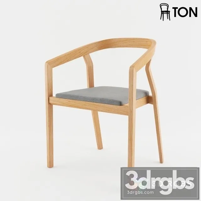 Ton Armchair One 3D Model Free