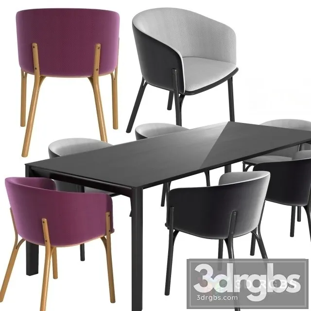 Ton Armchair Split 3D Model Free