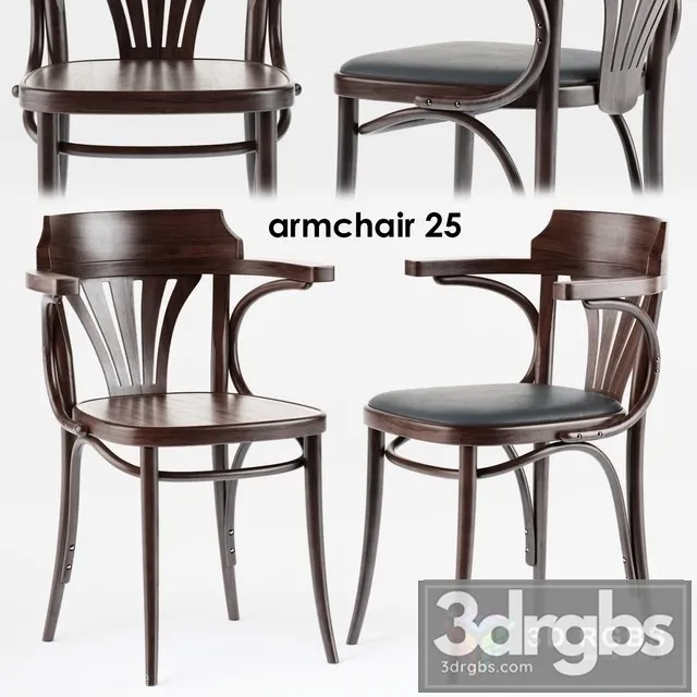 TON Bentwood Chair 3D Model Free