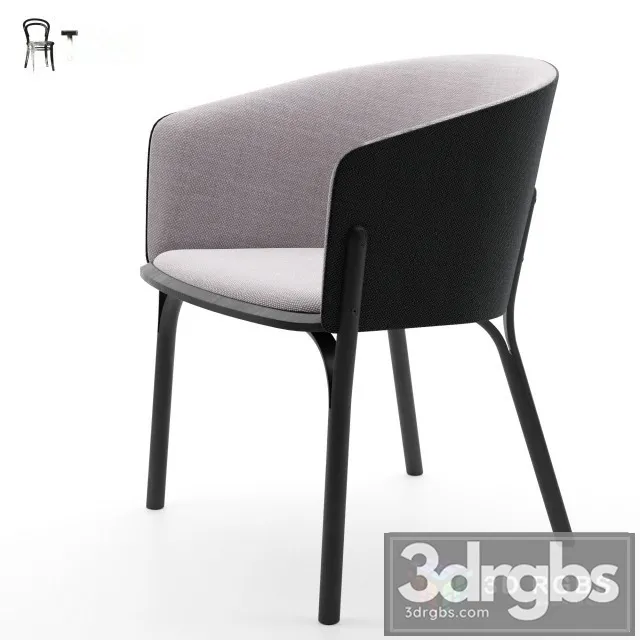 Ton Split Chair 3D Model Free