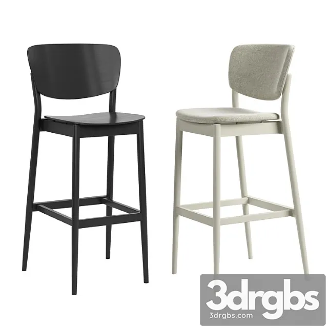 Ton Valencia Barstool 3D Model Free