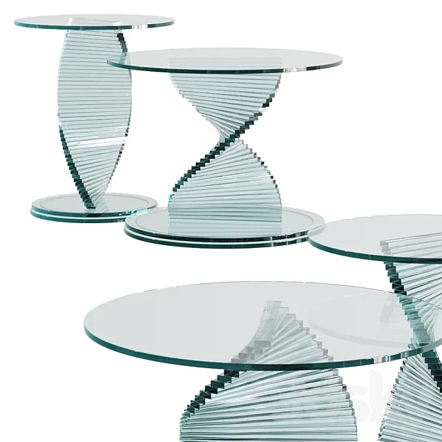 Tonelli Design Elica Coffee Tables 3DModel