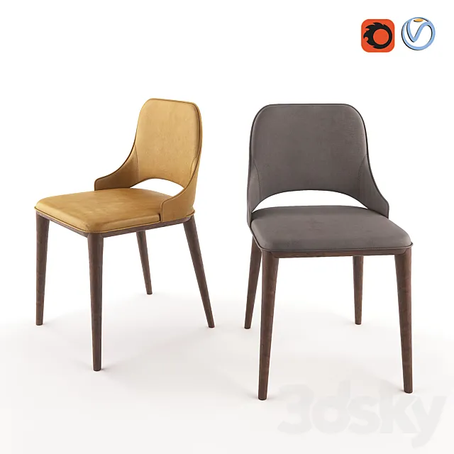 Tonin Casa Malva chair 3DModel