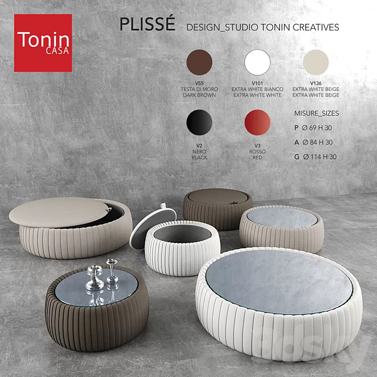 Tonin casa PLISSE 3D Model