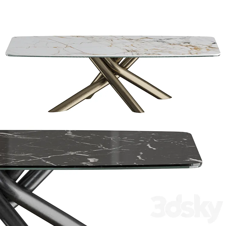 Tonin Casa STYLE | Table 3D Model Free
