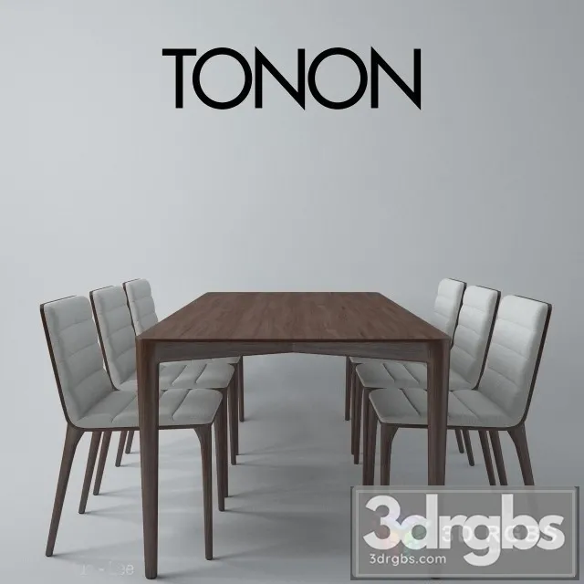 Tonton Table Chair Pit 3D Model Free