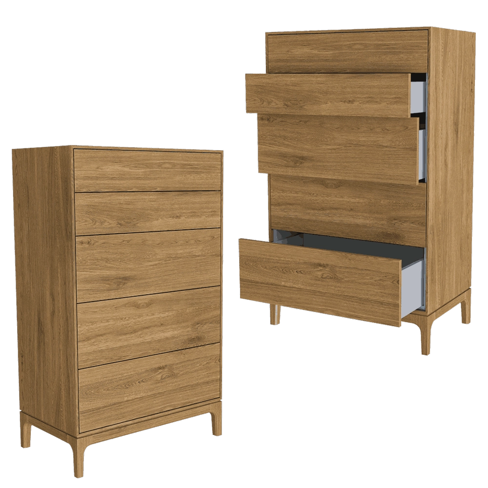 Tony Roaks - Chest of drawers Fargo 3D Model