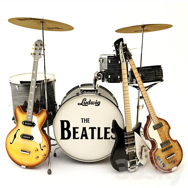 Tools Beatles 3D Model