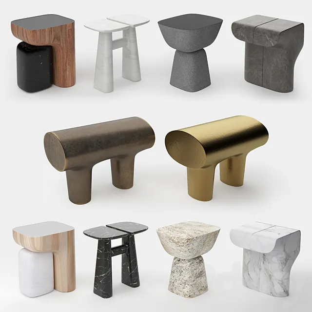 ToolsGalerie stool 3D Model