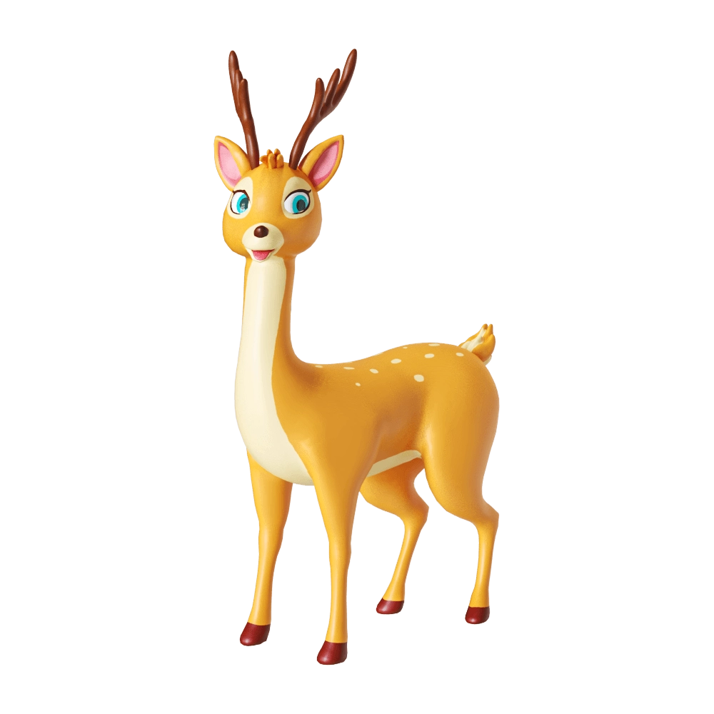 Toon Project - Deer 3D Model