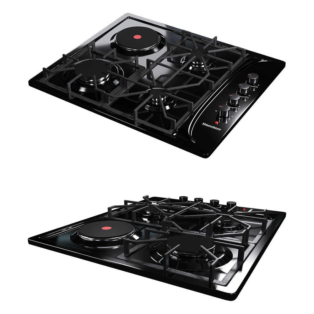 Toon Project - Gas stove Hausberg black 3D Model