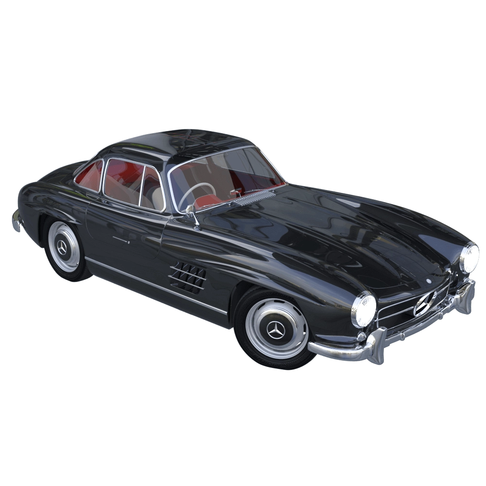 Toon Project - Mercedes Benz W198 3D Model
