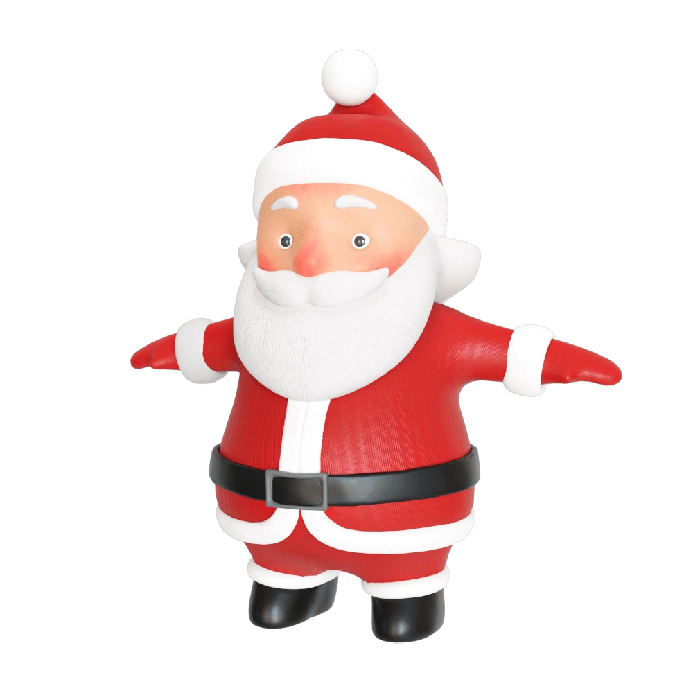 Toon Project - Santa Claus 3D Model